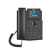 X303G-4-Linhas-Telefone-IP-Fanvil--SIP-Gigabit-PoE-Preto
