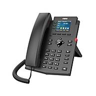 X303G-Telefone-IP-Fanvil-4-Linhas-SIP-Gigabit-PoE-Preto