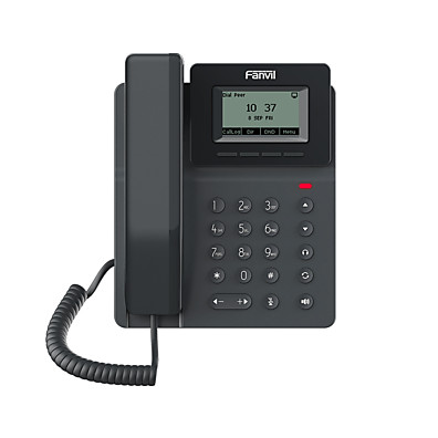 Telefone IP Fanvil V50P 2 Linhas SIP com PoE, Voz HD e Conferência de 6 Vias