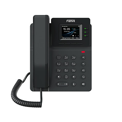 Telefone IP Fanvil V60P 4 Linhas SIP, Tela Colorida 2,4" e PoE